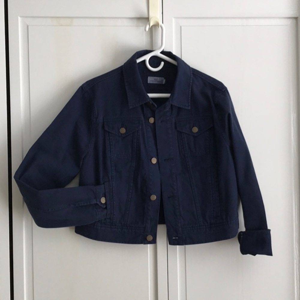 Vineyard Vines Cotton Canvas Jean Jacket L